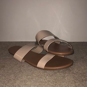 nude sandals